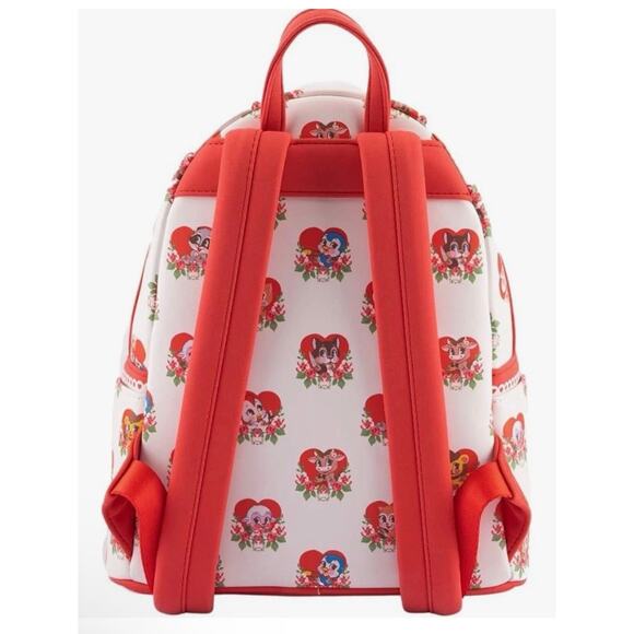NWT! Loungefly Villianous Valentines Cosplay Mini Backpack - Picture 3 of 6